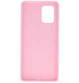 Farbige TPU-Hülle für Samsung Galaxy S10 Lite Pink