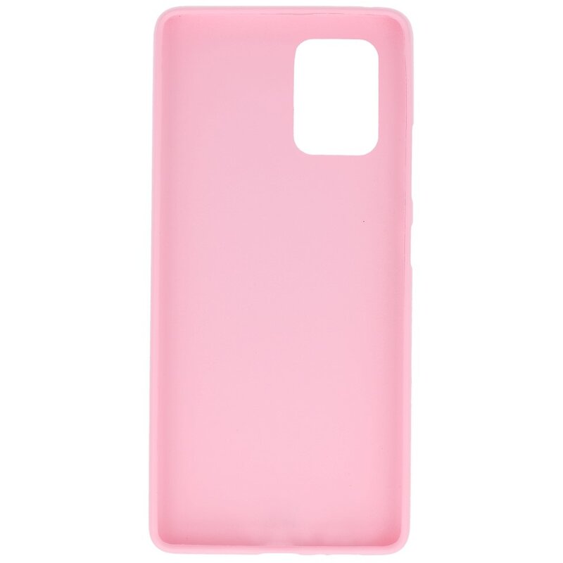 Custodia in TPU a colori per Samsung Galaxy S10 Lite rosa