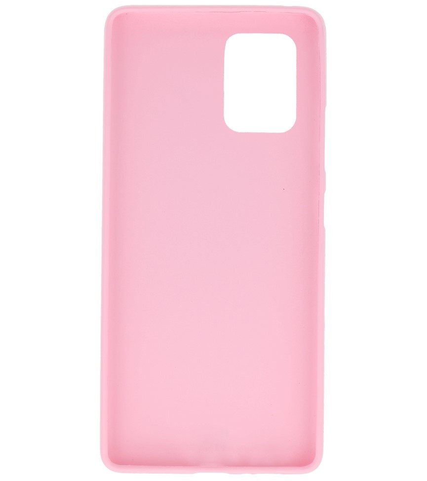 Color TPU Hoesje voor Samsung Galaxy S10 Lite Roze