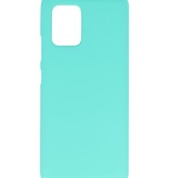 Coque en TPU couleur pour Samsung Galaxy S10 Lite Turquoise