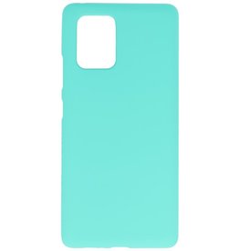 Funda de TPU en color para Samsung Galaxy S10 Lite Turquesa