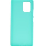 Color TPU Hoesje voor Samsung Galaxy S10 Lite Turquoise