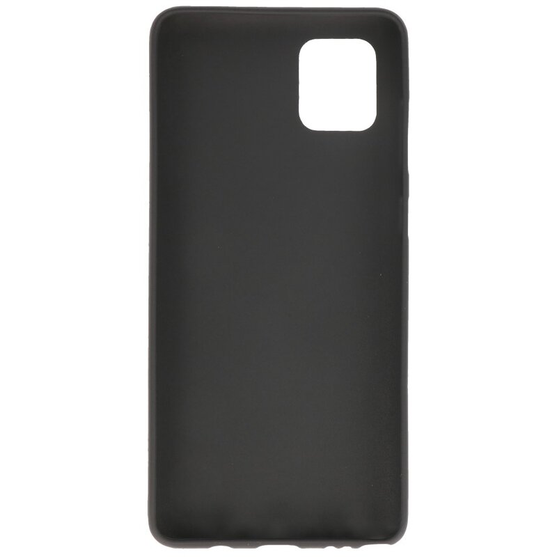 Farve TPU taske til Samsung Galaxy Note 10 Lite Sort