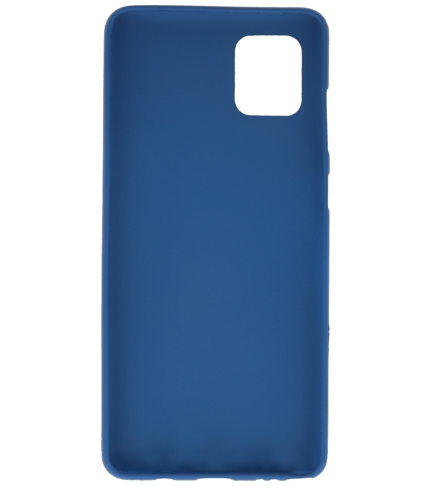 Farve TPU taske til Samsung Galaxy Note 10 Lite Navy