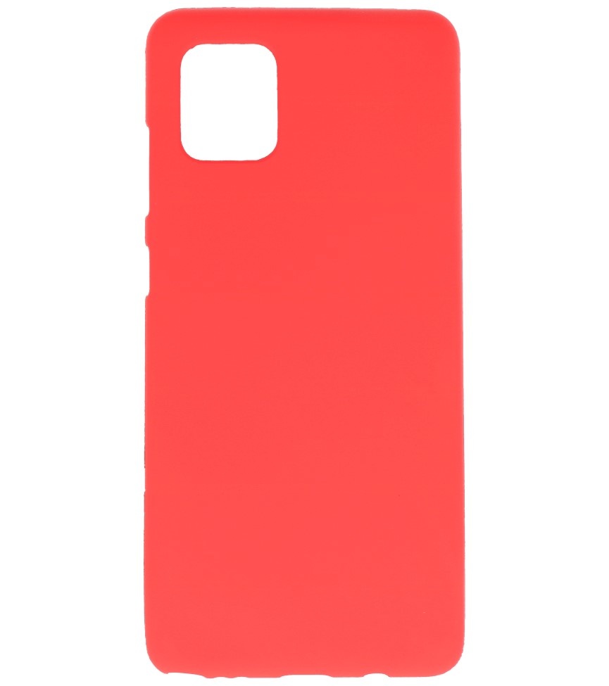 Color TPU Hoesje voor Samsung Galaxy Note 10 Lite Rood