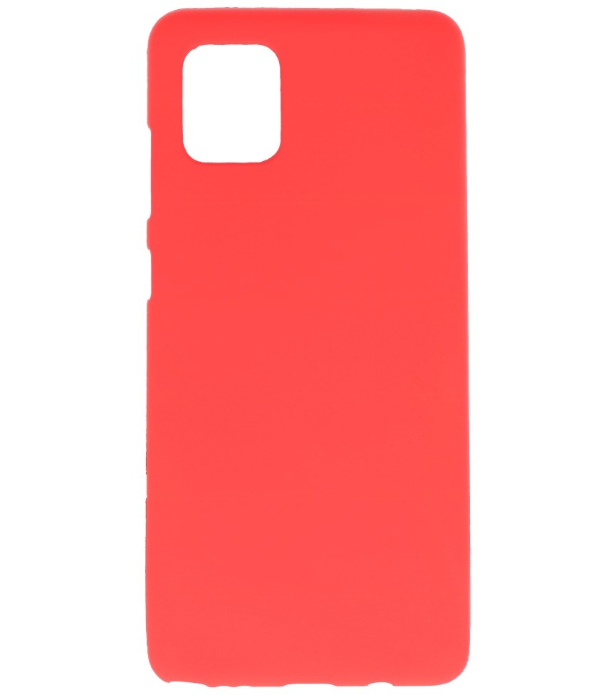 Farve TPU taske til Samsung Galaxy Note 10 Lite rød