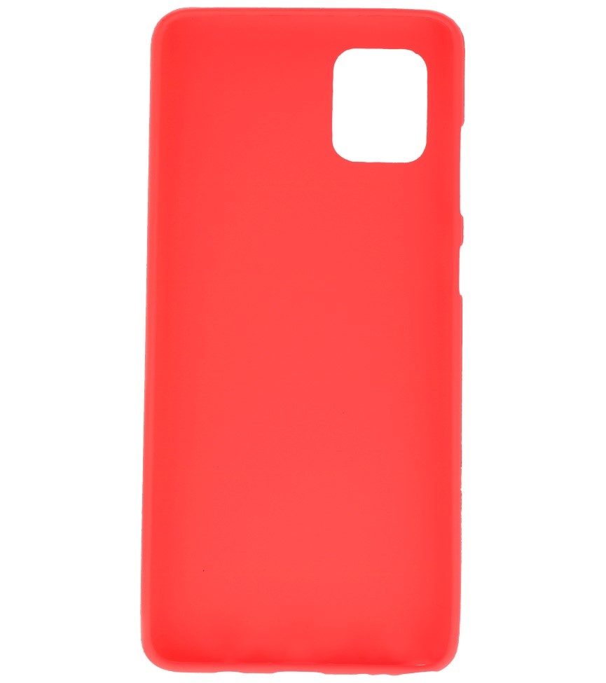 Color TPU Hoesje voor Samsung Galaxy Note 10 Lite Rood