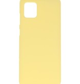 Color TPU Case for Samsung Galaxy Note 10 Lite Yellow