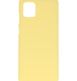 Funda de TPU en color para Samsung Galaxy Note 10 Lite Amarillo