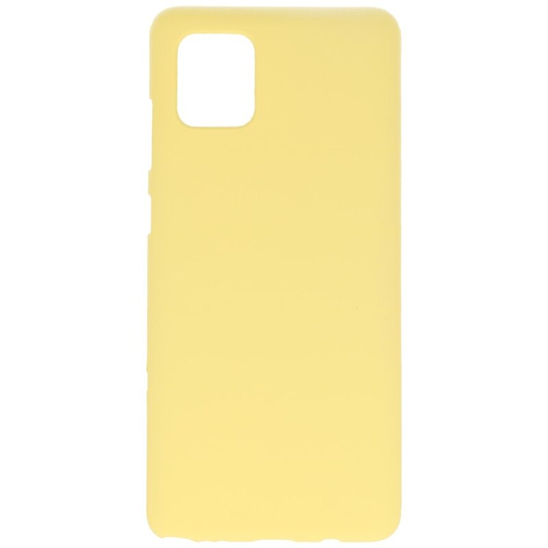 Color TPU Case for Samsung Galaxy Note 10 Lite Yellow