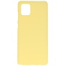 Coque TPU couleur pour Samsung Galaxy Note 10 Lite Jaune