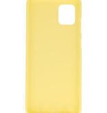 Funda de TPU en color para Samsung Galaxy Note 10 Lite Amarillo