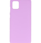 Color TPU Hoesje voor Samsung Galaxy Note 10 Lite Paars