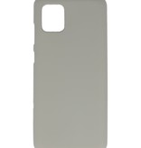 Funda de TPU en color para Samsung Galaxy Note 10 Lite Gris