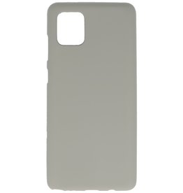 Funda de TPU en color para Samsung Galaxy Note 10 Lite Gris