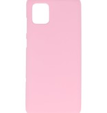 Farve TPU taske til Samsung Galaxy Note 10 Lite Pink