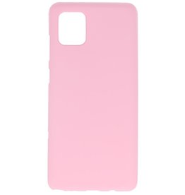 Farve TPU taske til Samsung Galaxy Note 10 Lite Pink