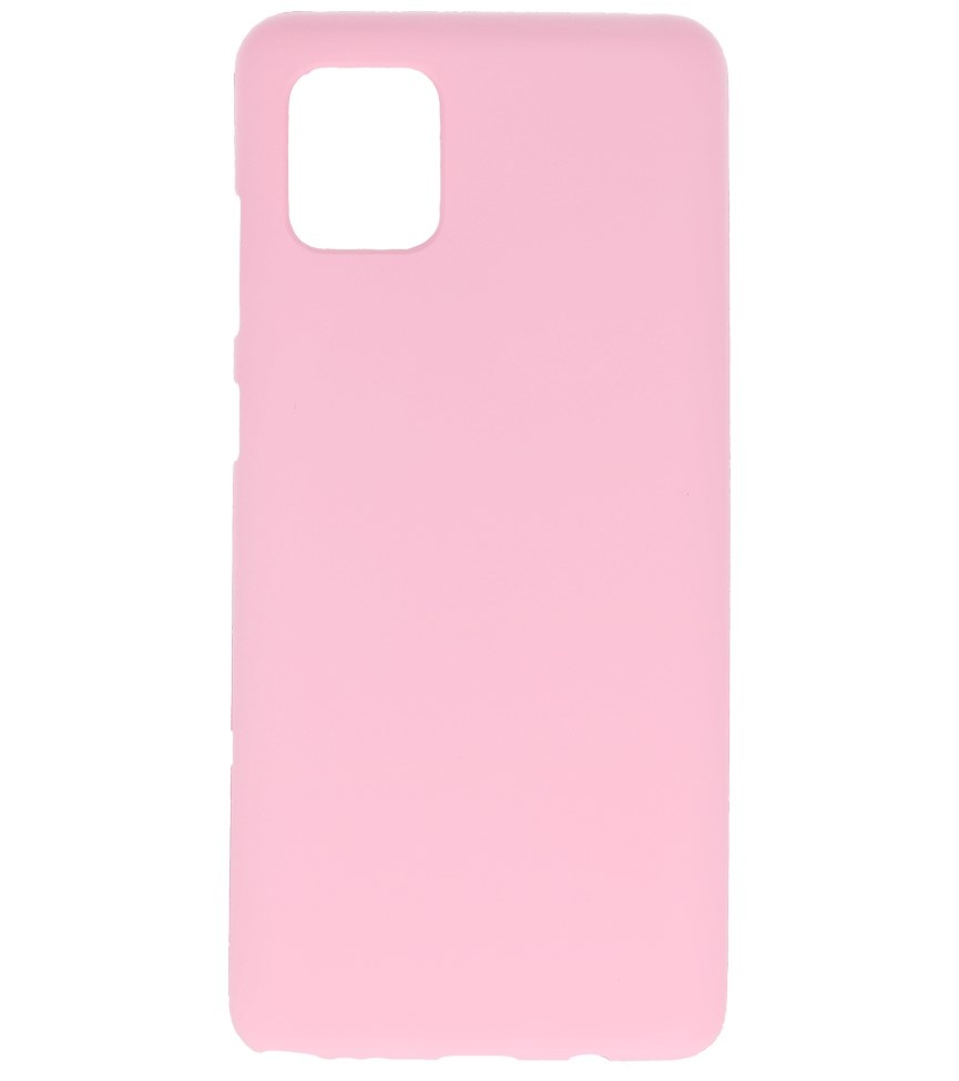 Coque TPU couleur pour Samsung Galaxy Note 10 Lite Rose