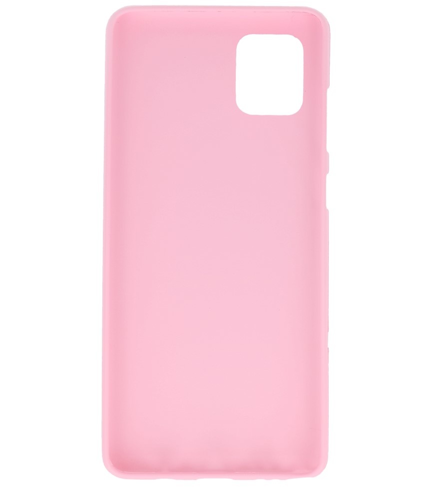 Farve TPU taske til Samsung Galaxy Note 10 Lite Pink