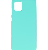 Coque en TPU couleur pour Samsung Galaxy Note 10 Lite Turquoise