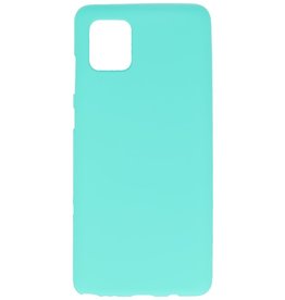 Funda de TPU en color para Samsung Galaxy Note 10 Lite Turquesa