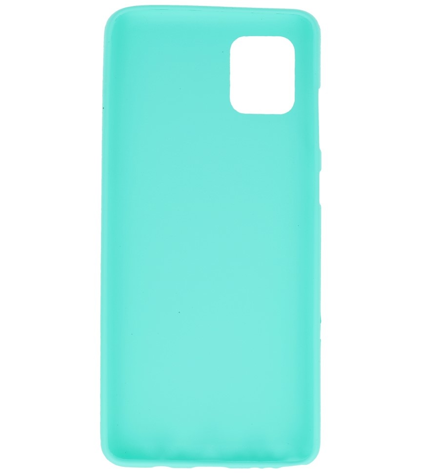 Color TPU Hoesje voor Samsung Galaxy Note 10 Lite Turquoise