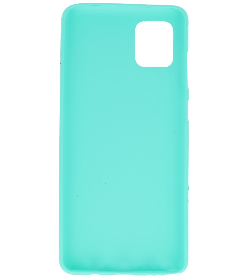 Coque en TPU couleur pour Samsung Galaxy Note 10 Lite Turquoise