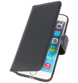 MF Håndlavet læderbogstylt iPhone 8 - 7 Sort