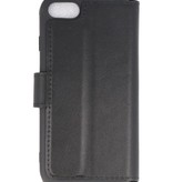 MF Handmade Leather Bookstyle Case for iPhone 8 - iPhone 7 Black