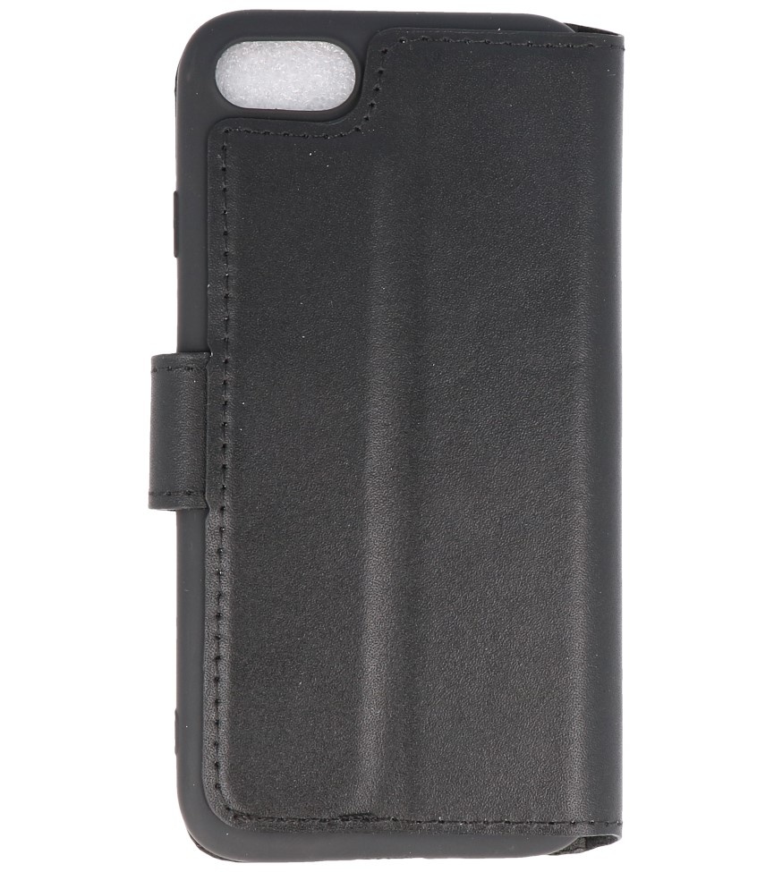 MF Handmade Leather Bookstyle Case for iPhone 8 - iPhone 7 Black