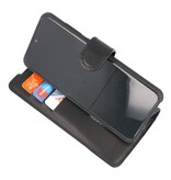 Custodia a libro in pelle MF fatta a mano per Samsung Galaxy S20 nera