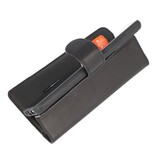 MF Handmade Leather Bookstyle Case für Samsung Galaxy S20 Schwarz