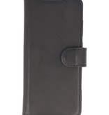 MF Håndlavet læderbogstyltaske til Samsung Galaxy S20 Sort