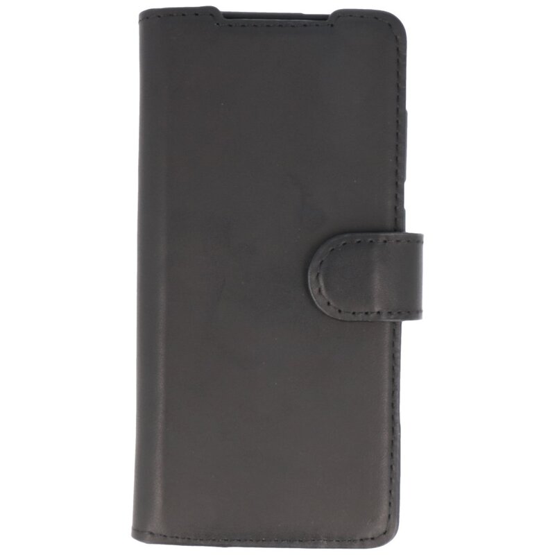 Custodia a libro in pelle MF fatta a mano per Samsung Galaxy S20 nera