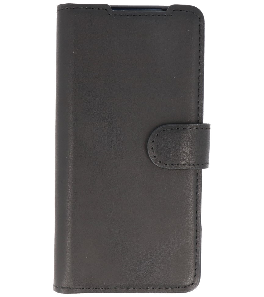MF Handmade Leather Bookstyle Case for Samsung Galaxy S20 Plus Black