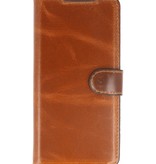 MF Handmade Leather Bookstyle Case for Samsung Galaxy S20 Ultra Brown