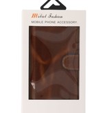 Étui Bookstyle MF en cuir fait main pour Samsung Galaxy S20 Ultra Brown