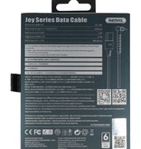 REMAX USB-Kabel mit Stehfunktion für iPhone Schwarz