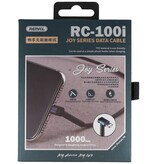 REMAX USB-Kabel mit Stehfunktion für iPhone Schwarz