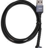 REMAX USB Cable with Standing Function for iPhone Black