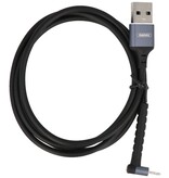 Cable USB REMAX con función de pie para iPhone Negro