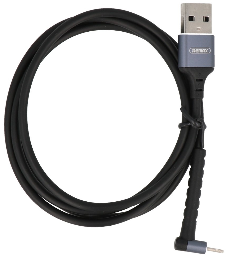REMAX USB-kabel med stående funktion til iPhone Black