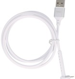 REMAX USB-kabel med ståfunktion til iPhone White
