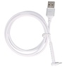 Câble USB REMAX avec fonction debout pour iPhone blanc