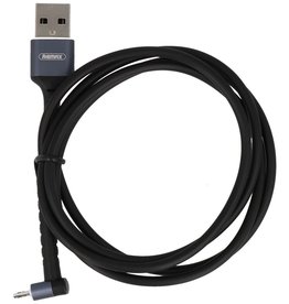 Cable USB REMAX tipo C con función de pie negro