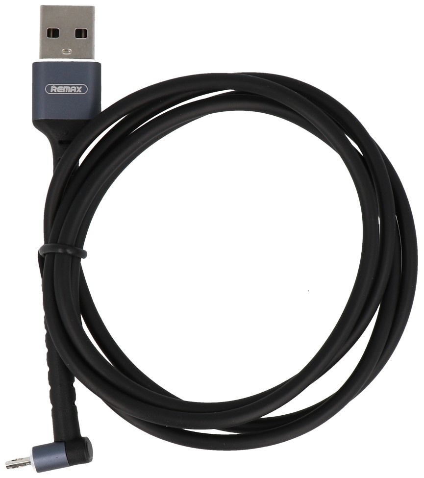 Cable USB REMAX tipo C con función de pie negro