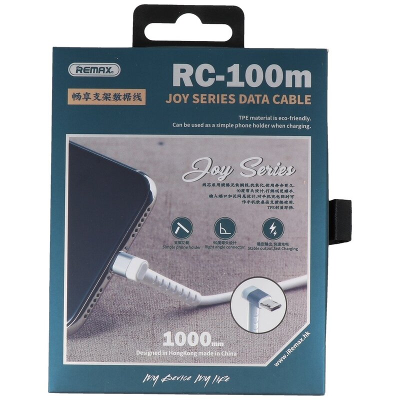 Câble USB REMAX Type C avec fonction debout Blanc