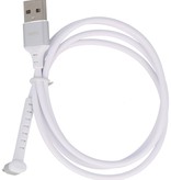 Cable USB REMAX tipo C con función de pie blanco
