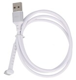Cable USB REMAX tipo C con función de pie blanco