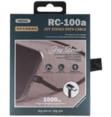 Cable micro USB REMAX con función de pie negro